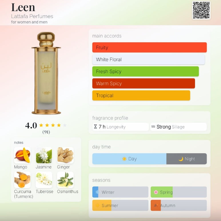 Lattafa Pride Leen Unisex Eau de Parfum 100ml